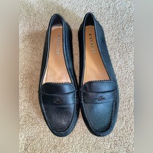 🖤 Black, Coach loafer type style, flats, size 10 🖤